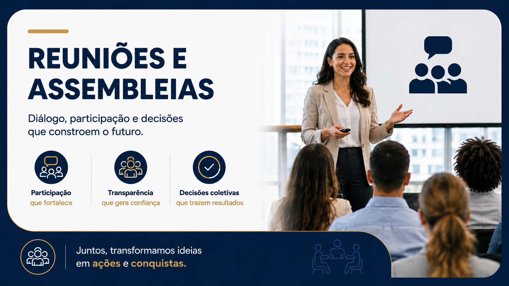 Reuniões e Assembleias